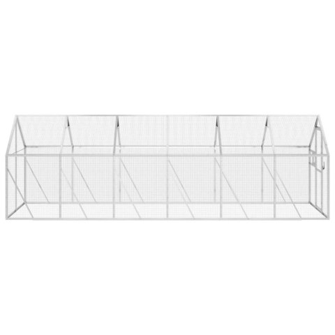 WOLIERA PTASZARNIA KLATKA DLA PTAKÓW 1,79X6X1,85M ALUMINIUM