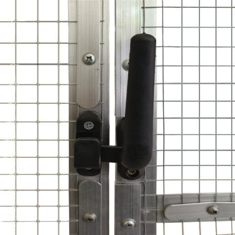 WOLIERA PTASZARNIA KLATKA DLA PTAKÓW 1,79X6X1,85M ALUMINIUM