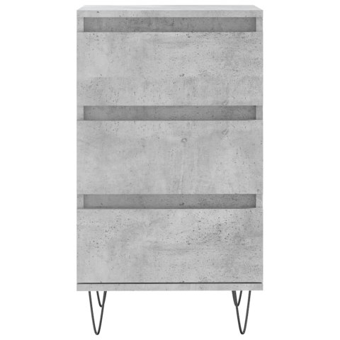 KOMODA SZAROŚĆ BETONU 40X35X70CM