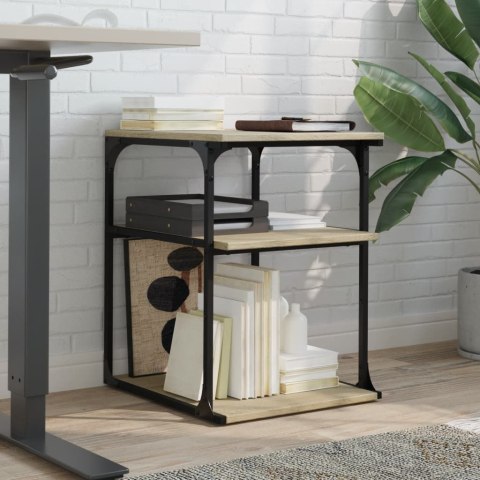 STOJAK NA DRUKARKĘ 3-POZIOMOWY DĄB SONOMA 43X48X64CM LOFT