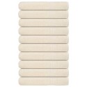 RĘCZNIKI 10 SZT KREMOWE 100X200CM 360G/M² BAWEŁNA 100%