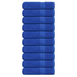 RĘCZNIKI DO RĄK 10 SZT. NIEBIESKIE 50X100CM BAWEŁNA 100%