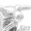 VidaXL Rzeźba Srebrna 91.5x32x33 cm Myślący Człowiek z aluminium