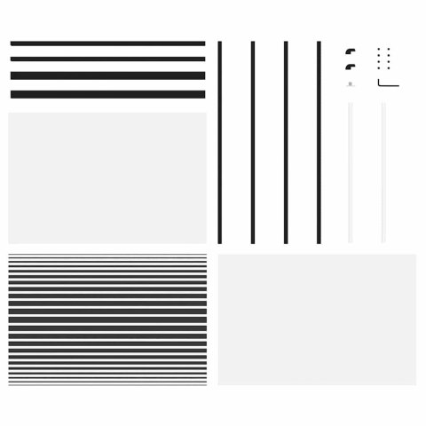 DRZWI PRZESUWNE CZARNY 102.5X205CM