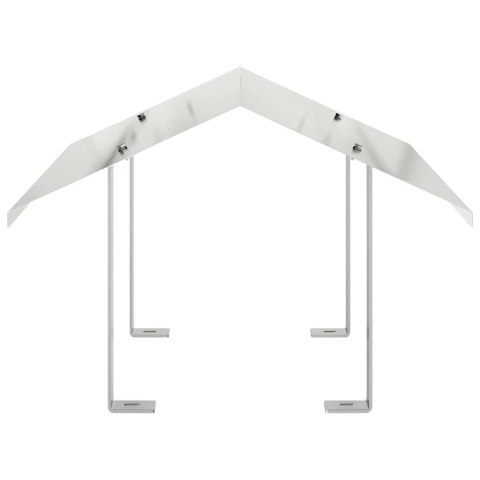 KURTKA KOMINKOWA SREBRNY 50X 50X 37CM STAL NIERDZEWNA