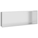 NISZA PRYSZNICOWA SREBRNY 90X 30X 9.5CM STAL NIERDZEWNA