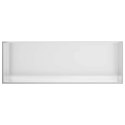 NISZA PRYSZNICOWA SREBRNY 90X 30X 9.5CM STAL NIERDZEWNA