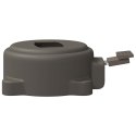 PEDAŁ OBROTOWY O 360 STOPNI SREBRNY 21,5X 14X 6CM STAL