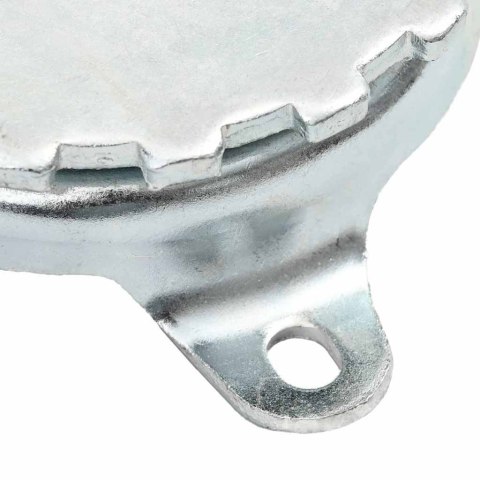 PEDAŁ OBROTOWY O 360 STOPNI SREBRNY 21,5X 14X 6CM STAL