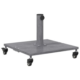 PODSTAWY PARASOLI OGRODOWYCH CIEMNE DREWNO 45X 45X 31.5CM