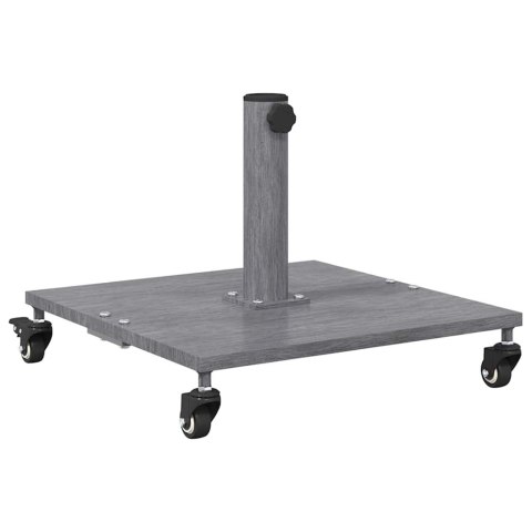 PODSTAWY PARASOLI OGRODOWYCH CIEMNE DREWNO 45X 45X 31.5CM