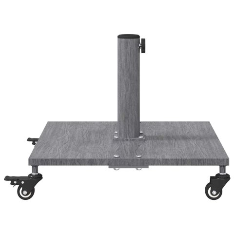 PODSTAWY PARASOLI OGRODOWYCH CIEMNE DREWNO 45X 45X 31.5CM