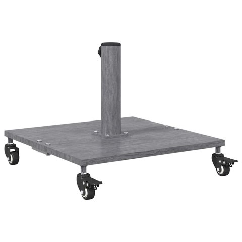 PODSTAWY PARASOLI OGRODOWYCH CIEMNE DREWNO 45X 45X 31.5CM