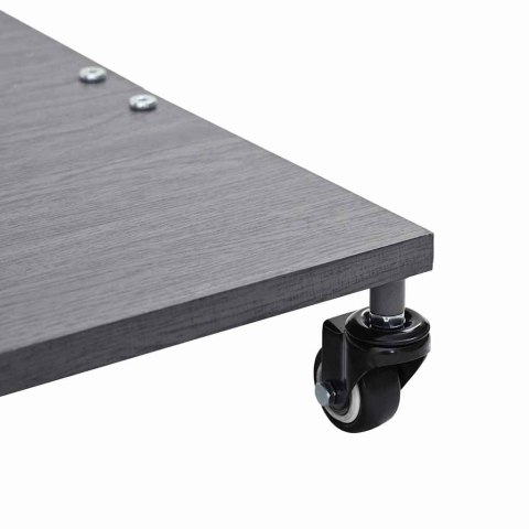 PODSTAWY PARASOLI OGRODOWYCH CIEMNE DREWNO 45X 45X 31.5CM