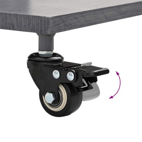 PODSTAWY PARASOLI OGRODOWYCH CIEMNE DREWNO 45X 45X 31.5CM