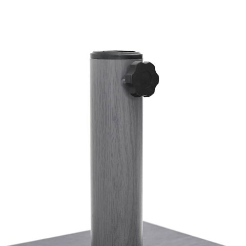 PODSTAWY PARASOLI OGRODOWYCH CIEMNE DREWNO 45X 45X 31.5CM