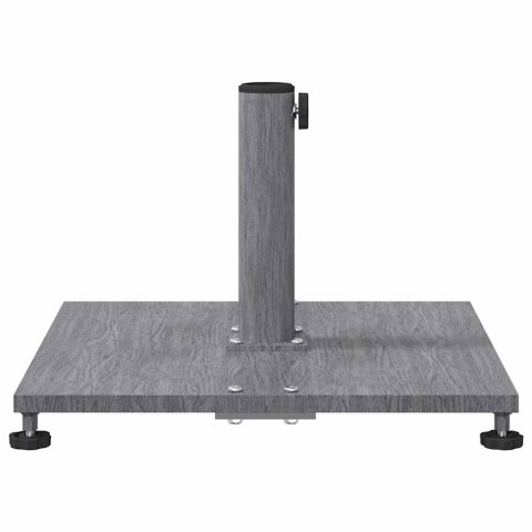 PODSTAWY PARASOLI OGRODOWYCH CIEMNE DREWNO 45X 45X 31CM STAL