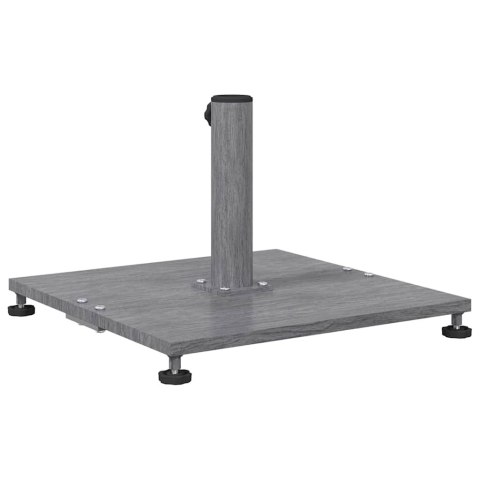 PODSTAWY PARASOLI OGRODOWYCH CIEMNE DREWNO 45X 45X 31CM STAL