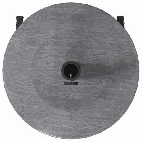 PODSTAWY PARASOLI OGRODOWYCH CIEMNE DREWNO 48X 48X 32.5CM