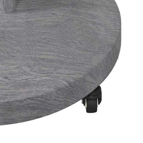 PODSTAWY PARASOLI OGRODOWYCH CIEMNE DREWNO 48X 48X 32.5CM