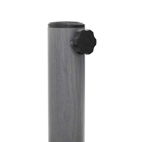 PODSTAWY PARASOLI OGRODOWYCH CIEMNE DREWNO 48X 48X 32.5CM