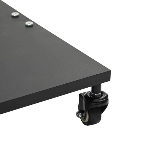 PODSTAWY PARASOLI OGRODOWYCH CZARNY 45X 45X 31.5CM STAL