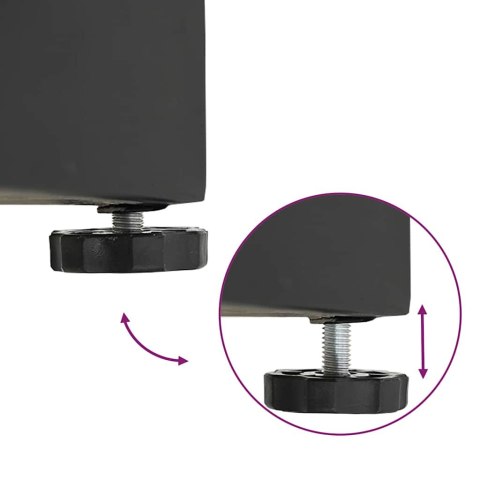 PODSTAWY PARASOLI OGRODOWYCH CZARNY 45X 45X 31.5CM