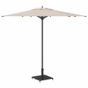 PODSTAWY PARASOLI OGRODOWYCH CZARNY 45X 45X 31CM STAL