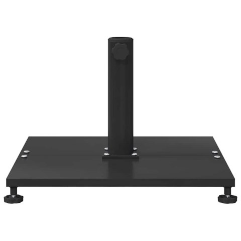 PODSTAWY PARASOLI OGRODOWYCH CZARNY 45X 45X 31CM STAL