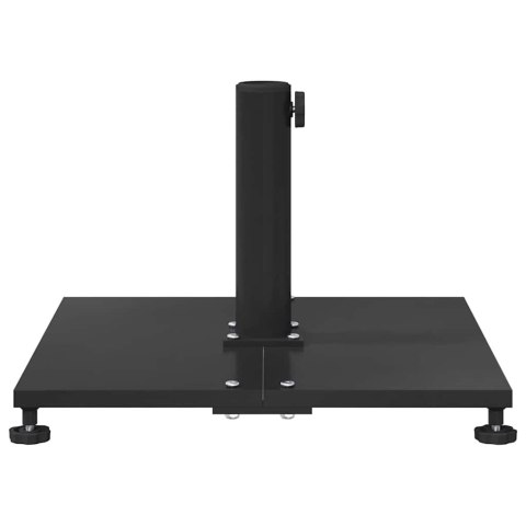 PODSTAWY PARASOLI OGRODOWYCH CZARNY 45X 45X 31CM STAL