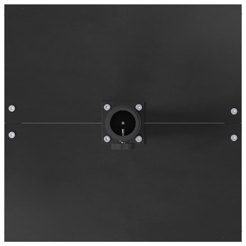 PODSTAWY PARASOLI OGRODOWYCH CZARNY 45X 45X 31CM STAL