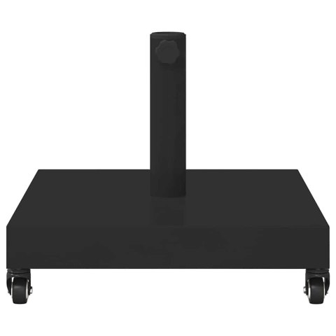 PODSTAWY PARASOLI OGRODOWYCH CZARNY 45X 45X 32CM STAL BETON