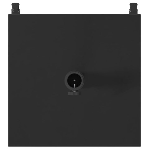 PODSTAWY PARASOLI OGRODOWYCH CZARNY 45X 45X 32CM STAL BETON