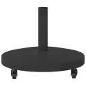 PODSTAWY PARASOLI OGRODOWYCH CZARNY 48X 48X 32.5CM