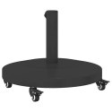PODSTAWY PARASOLI OGRODOWYCH CZARNY 48X 48X 32.5CM