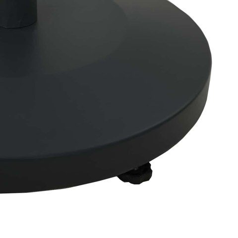 PODSTAWY PARASOLI OGRODOWYCH CZARNY 48X 48X 32CM STAL BETON