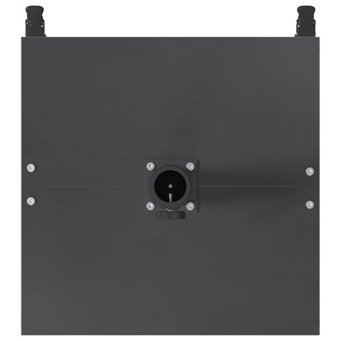 PODSTAWY PARASOLI OGRODOWYCH CIEMNO SZARY 45X 45X 31.5CM