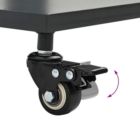 PODSTAWY PARASOLI OGRODOWYCH CIEMNO SZARY 45X 45X 31.5CM