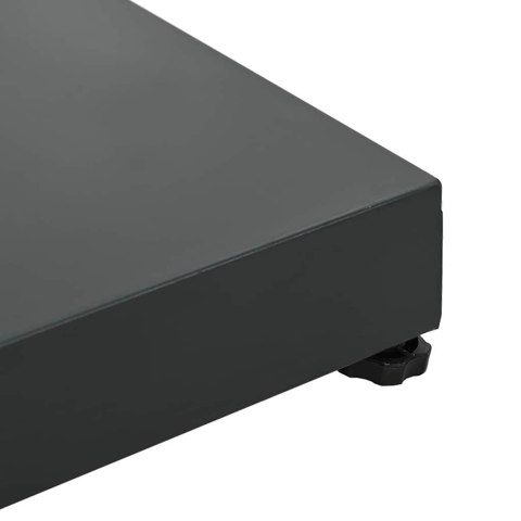 PODSTAWY PARASOLI OGRODOWYCH CIEMNO SZARY 45X 45X 31.5CM