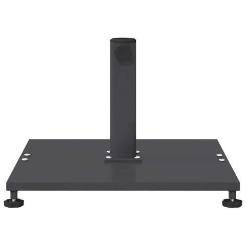 PODSTAWY PARASOLI OGRODOWYCH CIEMNO SZARY 45X 45X 31CM STAL