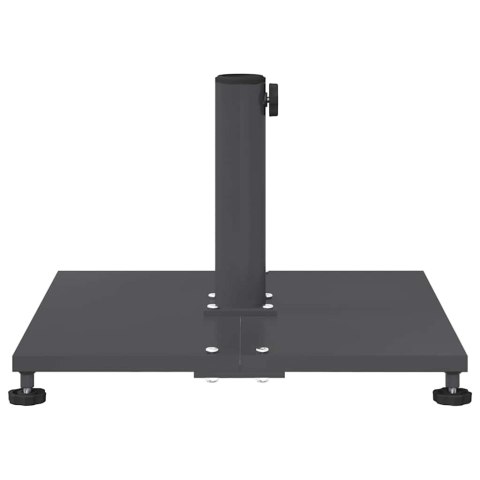 PODSTAWY PARASOLI OGRODOWYCH CIEMNO SZARY 45X 45X 31CM STAL