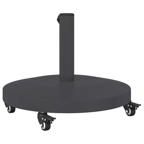 PODSTAWY PARASOLI OGRODOWYCH CIEMNO SZARY 48X 48X 32.5CM