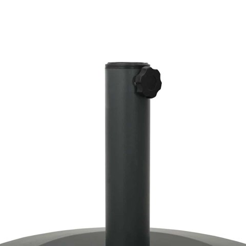 PODSTAWY PARASOLI OGRODOWYCH CIEMNO SZARY 48X 48X 32.5CM