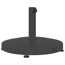 PODSTAWY PARASOLI OGRODOWYCH CIEMNO SZARY 48X 48X 32CM