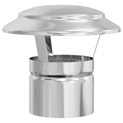 POKROWIEC NA KOMIN PRZECIWDESZCZOWY SREBRNY 20X20X18CM