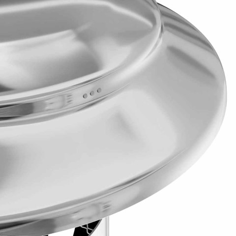 POKROWIEC NA KOMIN PRZECIWDESZCZOWY SREBRNY 20X20X18CM