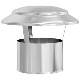 POKROWIEC NA KOMIN PRZECIWDESZCZOWY SREBRNY 25X25X20CM