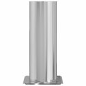PRZEDŁUŻENIE GŁOWICY KOMINA SREBRNY 29X 29X 50CM