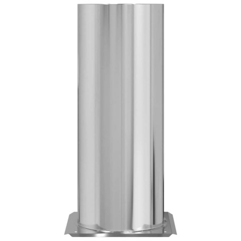 PRZEDŁUŻENIE GŁOWICY KOMINA SREBRNY 31X 31X 50CM