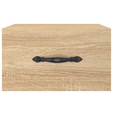 WISZĄCA SZAFKA NOCNA DĄB SONOMA 35X35X20CM